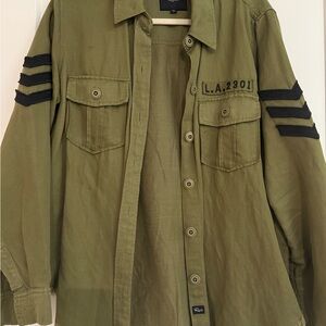 Rails Olive Green Button Down Shirt